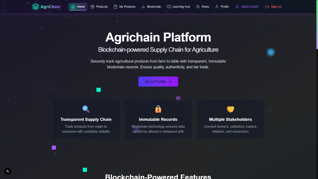 PlatformAgriblock Project